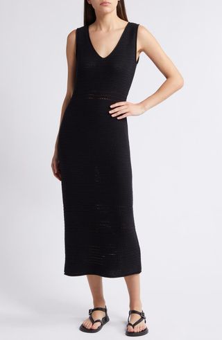 Sleeveless crochet dress