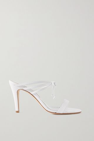 Leather shoes with tie detail Bomasan 90