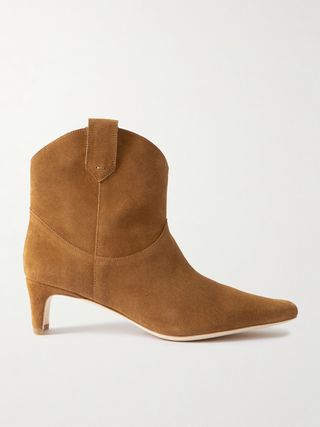 Wally Western Suede Ankle Boots