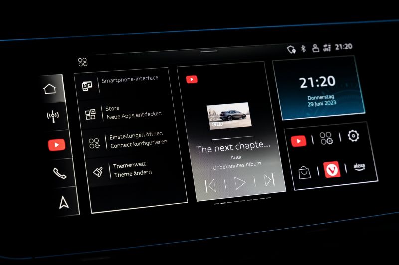You can now watch YouTube videos in your new Audi