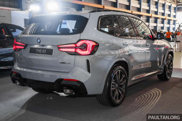 Final version of BMW X3 2024 – factory with additional accessory set, price fr.  RM312k for sDrive20i, RM358k for xDrive30e