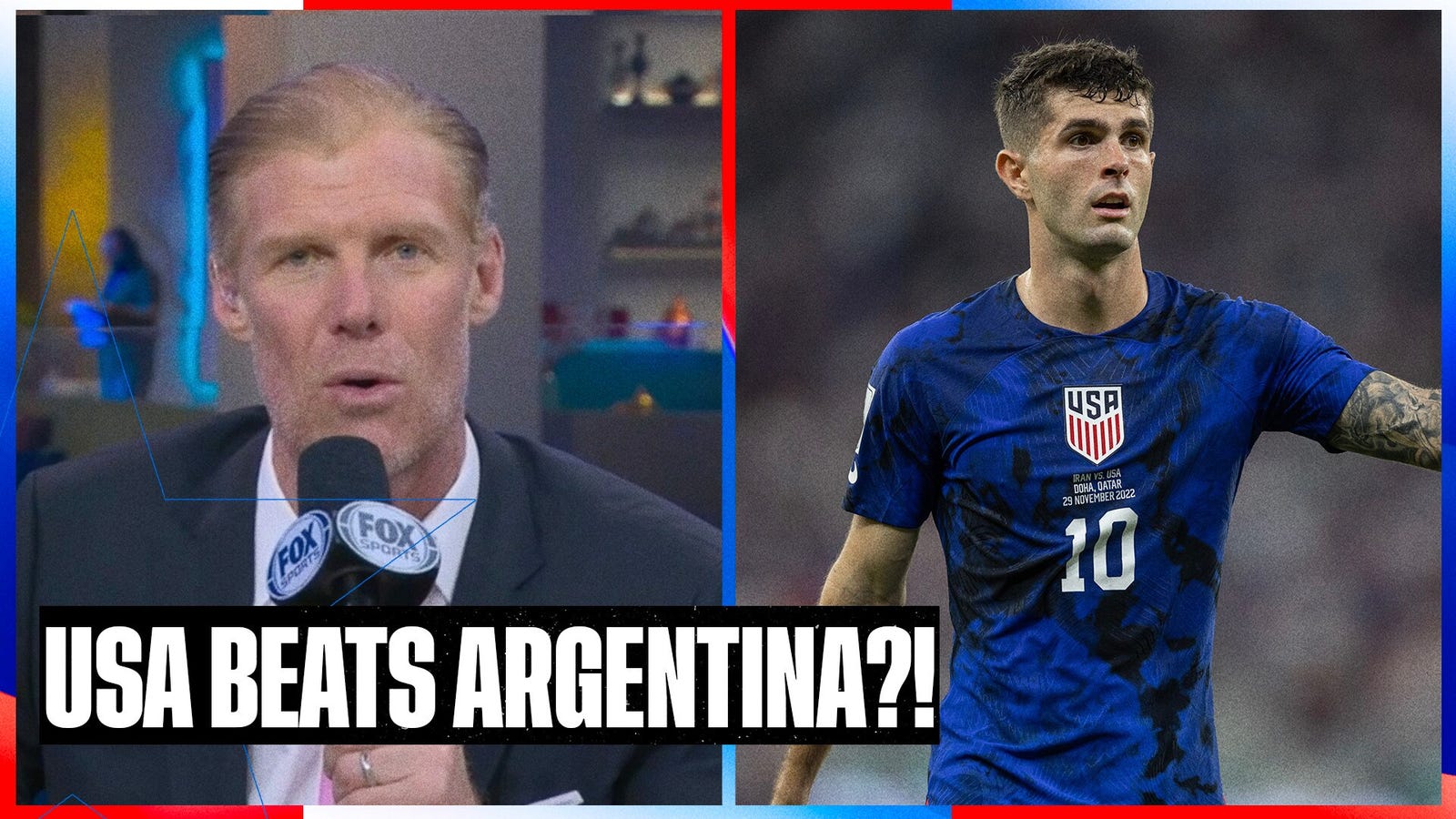 Alexi Lalas beat BIG before the knockout round