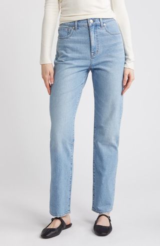 90s High Waist Straight Leg Jeans