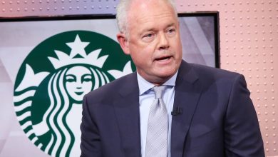 Starbucks CEO defends wage hikes as stock falls 7% on its weak outlook