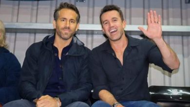 Hollywood co-owners Ryan Reynolds and Rob McElhenney attend first Wrexham game