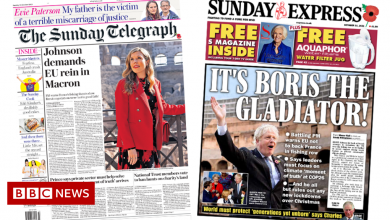 The Papers: 'Rein in Macron', and 'gladiatorial' moment for Boris