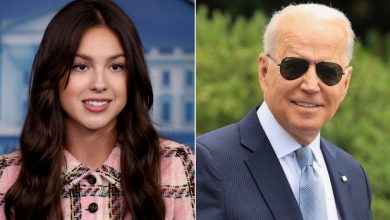 Olivia Rodrigo says Biden gave her a shoehorn and some M&Ms when she visited the White House