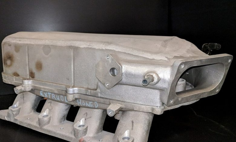 Prototype 2000 Mustang SVT Cobra R intake manifold found in a basement