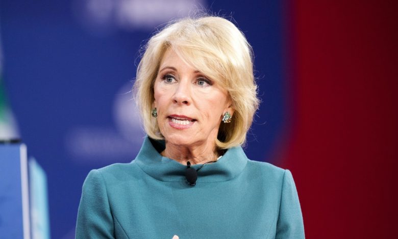 Betsy DeVos was misled by Theranos founder before investing $100M, rep says