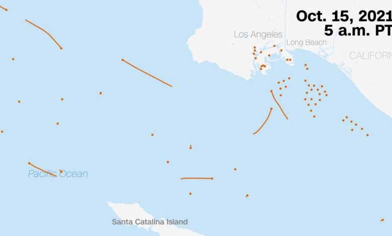 Visualizing California's stunning shipping gridlock