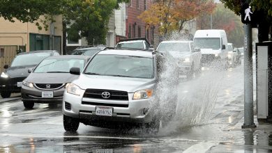 Drought-stricken California doused by major storm