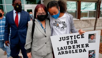 Andrew Hall: California police officer convicted of firearm assault in 2018 death of Laudemer Arboleda, but jury deadlocked on manslaughter charge