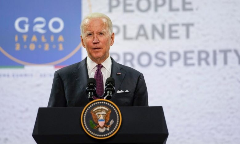 Joe Biden says international support for him is strong despite domestic struggles