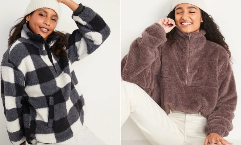 Best Sherpa Sweatshirts and Jackets For Women at Old Navy
