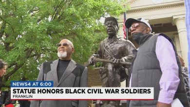 Statue commemorating black soldiers' struggle during the Civil War unveiled in Franklin | News
