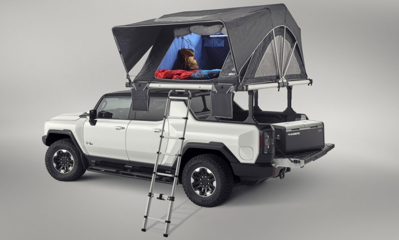 2022 GMC Hummer EV shows off accessories ahead of SEMA