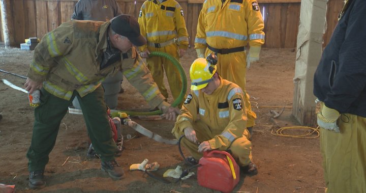 Wildfire group training First Nation and Métis firefighters after 4-year hiatus - Lethbridge