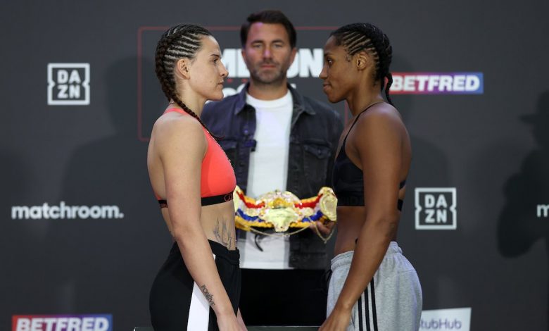 Weigh-in alert: Chantelle Cameron 139.9, Mary McGee 139.10