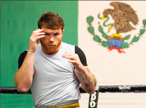 Ten days away, we hear from Canelo Alvarez and from Caleb Plant