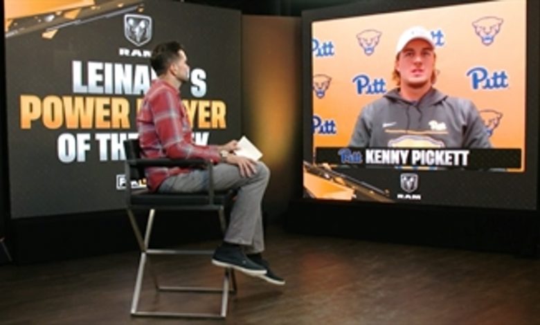 Pitt QB Kenny Pickett dominating the ACC & reacting to new nickname "Kenny Two gloves"
