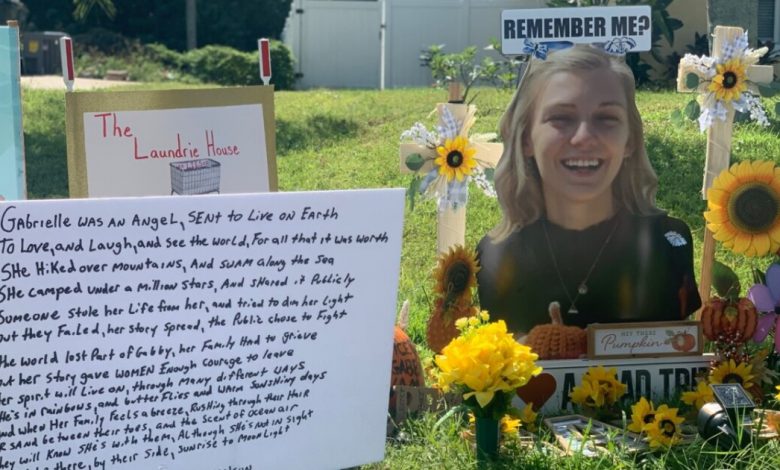 Gabby Petito memorial grows outside Laundrie family home