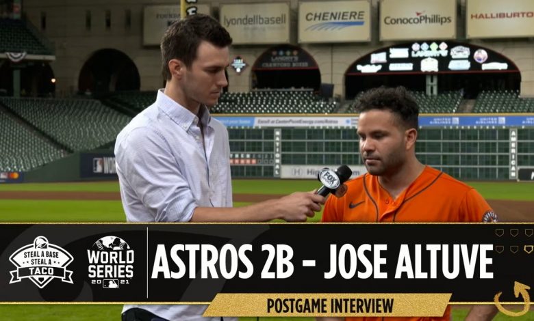 Ben Verlander speaks with Jose Altuve on the importance of the Astros