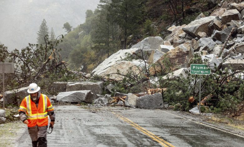 Powerful storm brings heavy rain, flooding and mud flows to Northern California : NPR