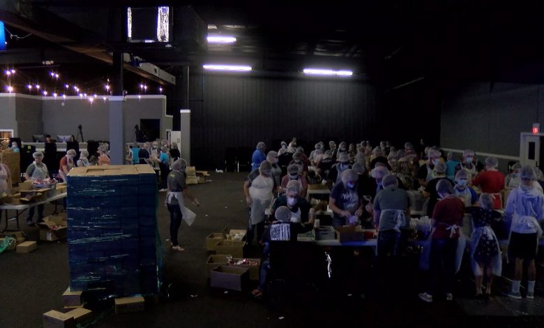 Destiny Church In Joplin Packs Meals For The Hungry