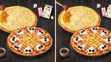 Spooky Halloween-Themed Pizzas