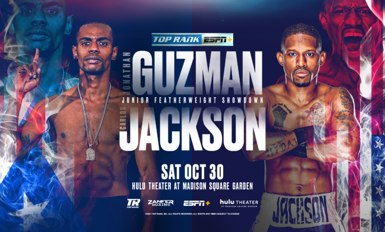 Carlos Jackson sees an opportunity to shine in his upcoming challenge of Jonathan Guzman