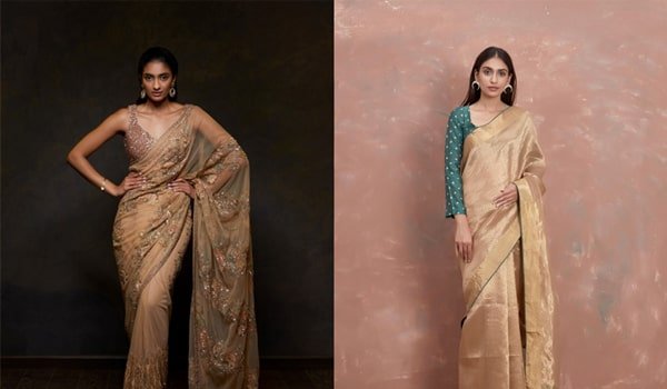 Uncovering Our Favorite Five Golden Saree Designs For Diwali