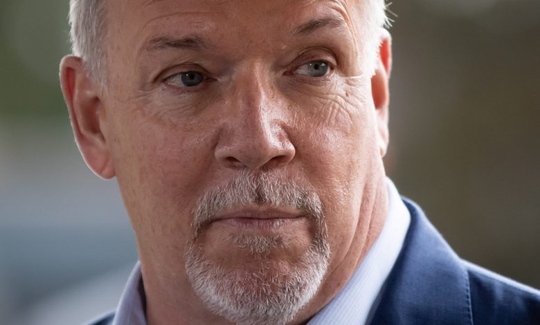 B.C. Premier John Horgan recovering well after biopsy surgery, office says
