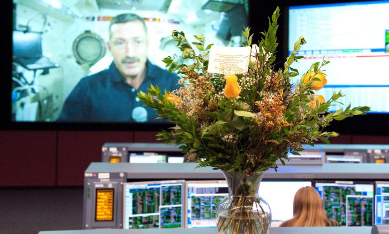 With NASA astronauts launching on SpaceX rockets, a tradition returns: flowers. : NPR