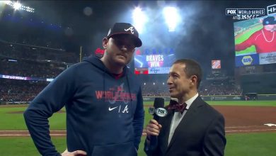 'I had to be aggressive and keep challenging guys' — Tyler Matzek on closing out Game 3 for the Braves' win