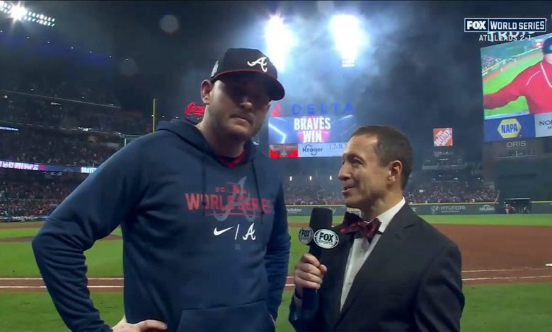 'I had to be aggressive and keep challenging guys' — Tyler Matzek on closing out Game 3 for the Braves' win