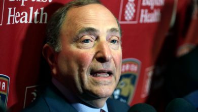 Kyle Beach meets with NHL commissioner Gary Bettman