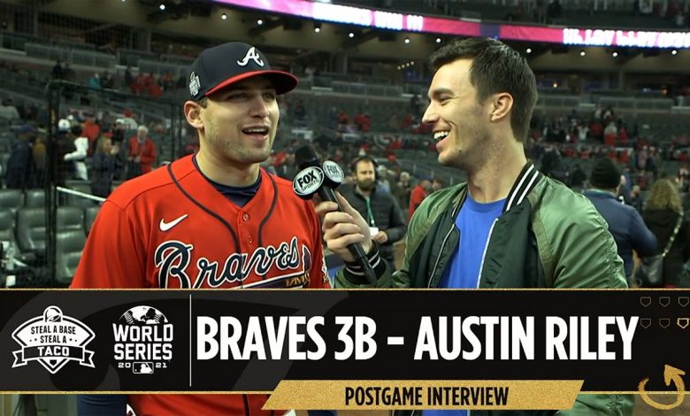'The crowd brought it tonight' — Austin Riley talks Braves' Game 3 win &amp; playing in bad weather conditions I Flippin' Bats
