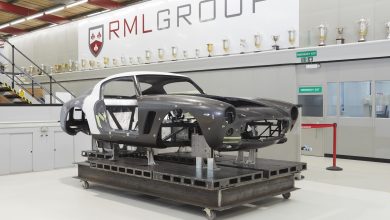 RML shows off carbon body of Ferrari 250 GT-inspired Short Wheelbase
