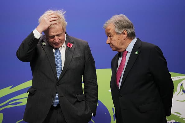 Boris Johnson says one minute to midnight amid climate crisis
