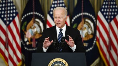 Biden lauds strong growth, pushes House to pass agenda