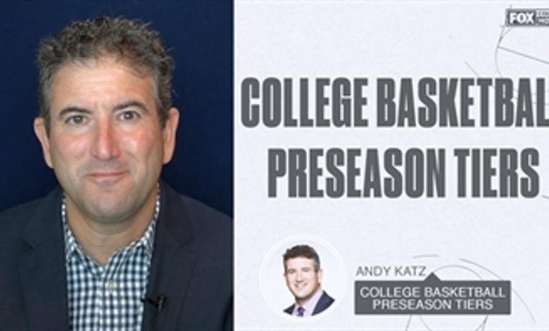 Andy Katz shares his Preseason National Title Contender Tiers I CBB on Fox