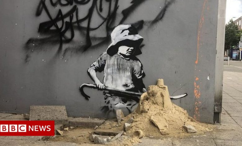 Banksy: Lowest piece of art sold at auction in America