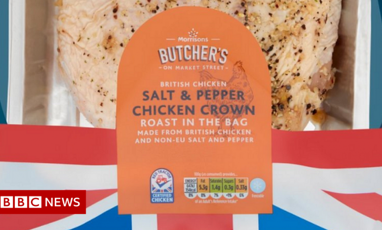 Morrisons sorry for 'non-EU salt and pepper' label