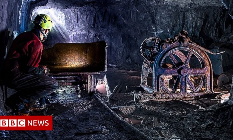 Slate mines: Hidden world's beauty revealed by explorer