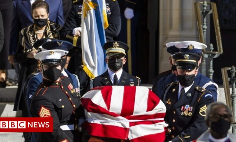 Colin Powell: Funeral for 'great lion with big heart'