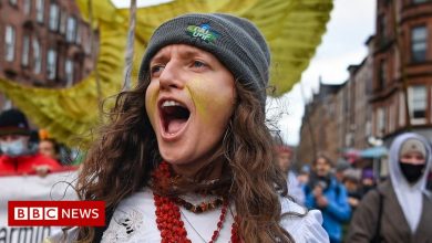 COP26: Police praise 'good natured' marchers in Glasgow