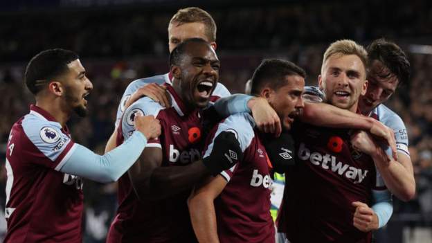 West Ham 3-2 Liverpool: Hammers stun top-four rivals to move into third