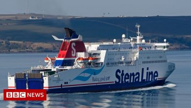 What happened to Stranraer after the ferry left?