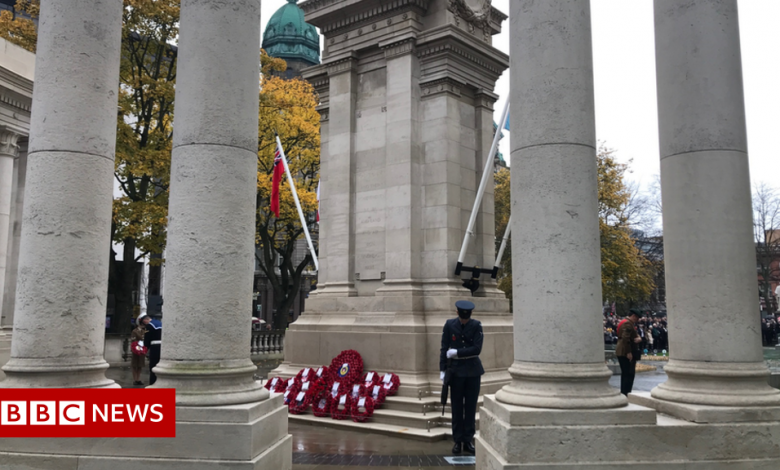 Remembrance Sunday commemorations take place in NI