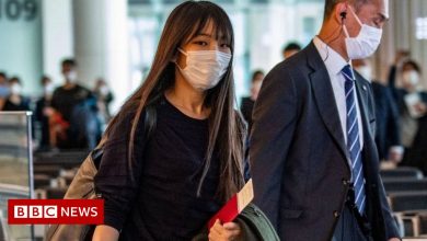 Japan's former princess Mako leaves for New York after giving up title